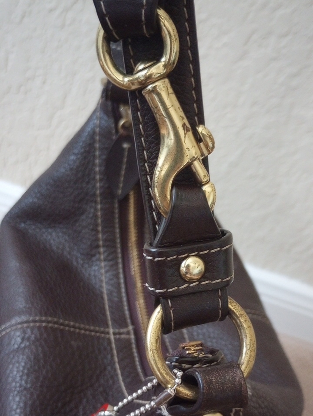 Coach Penelope Pebble Leather Soho Convertible Shoulder To Crossbody Bag - Picture 11 of 14